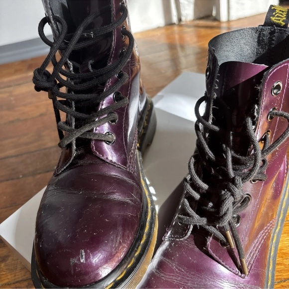 Dr. Martens Purple Combat Boots - Picture 7 of 7
